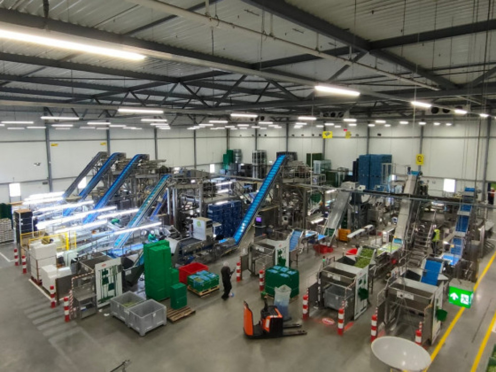 Masterplan & Machineverhuizing bij een groenteverpakker